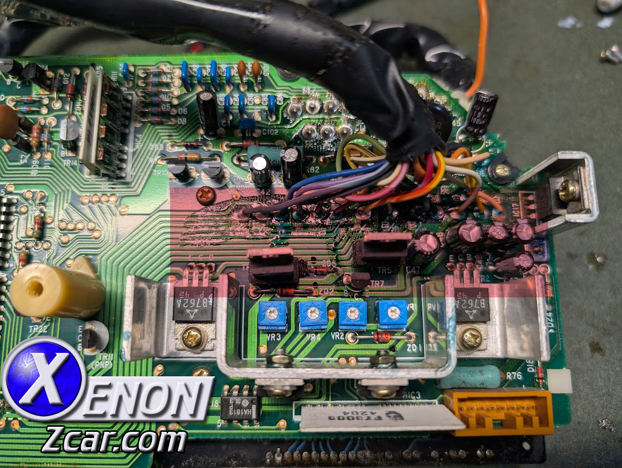 1984 Digital Cluster Capacitor Damage