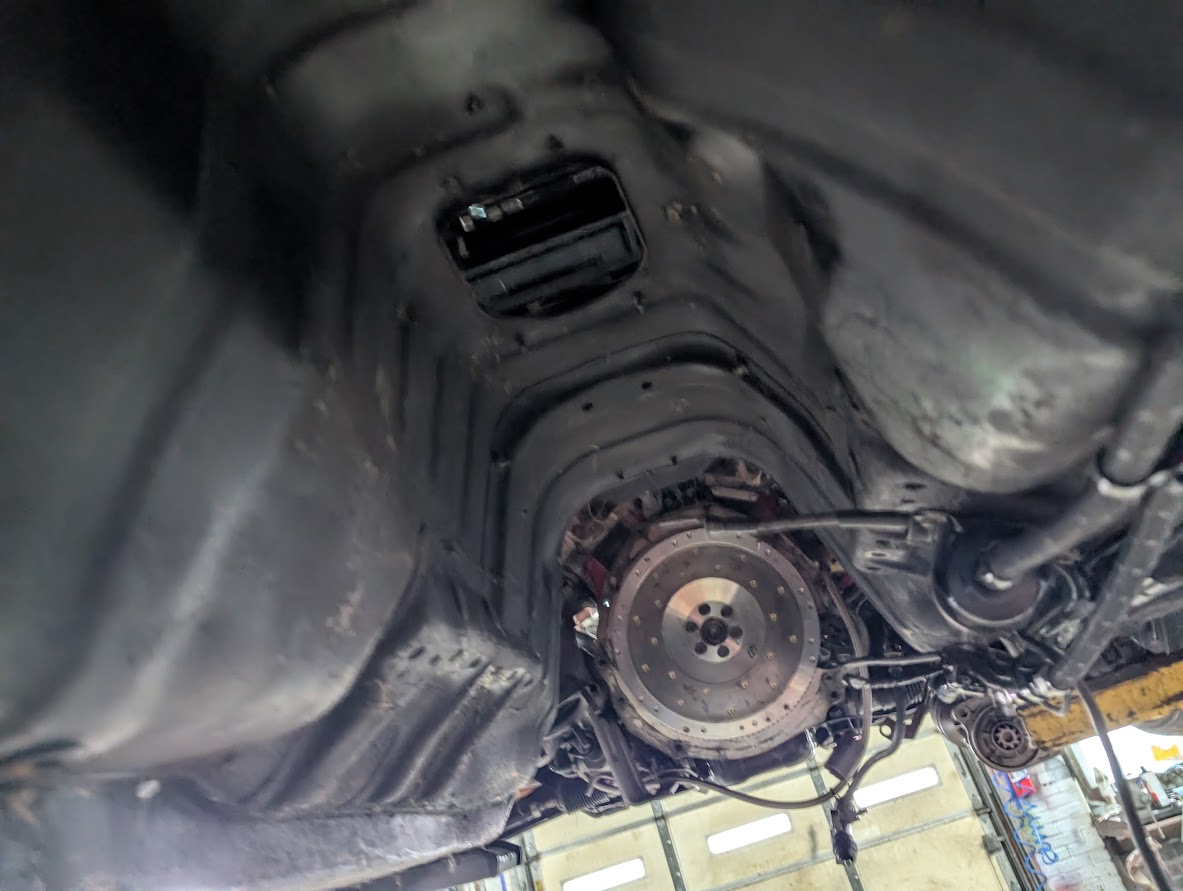 Installing the Flywheel and Clutch
