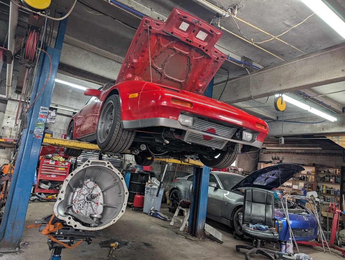 Installing the 5-speed