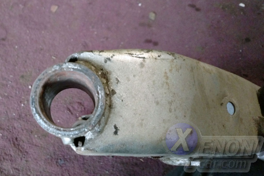 Control Arm Bushing removed